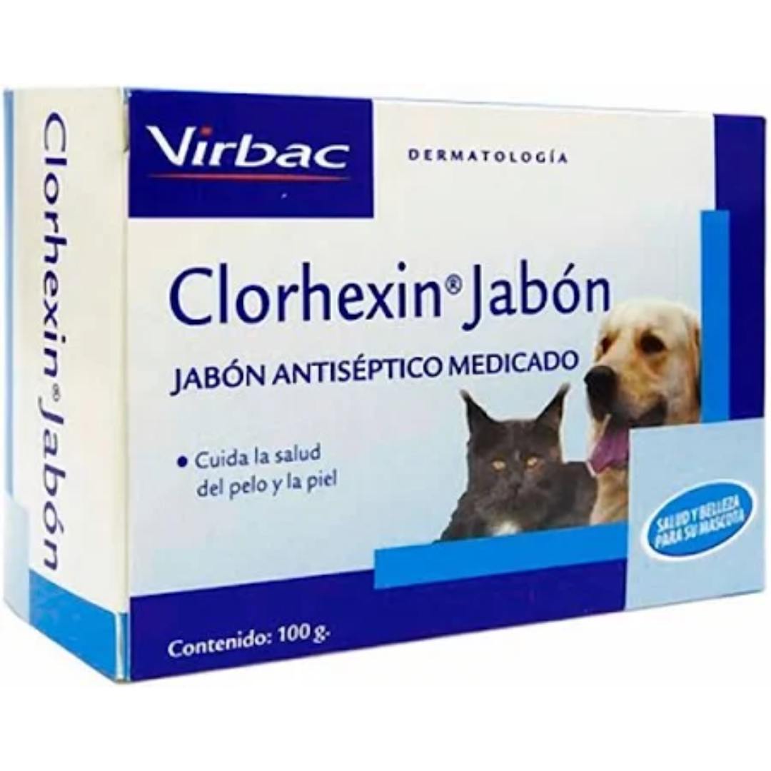 Clorhexin Jabón Antiséptico y Medicado para Perros y Gatos